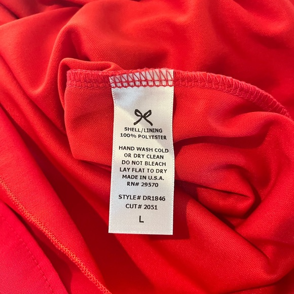 Everly GAMEDAY MINIDRESS Preowned/Like New Red Size L - Picture 4 of 4